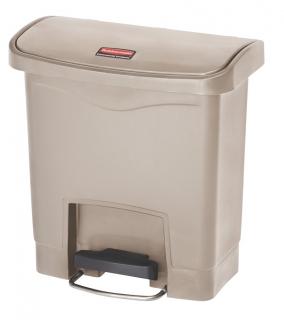 Kôš nášlapný Front STEP SLIM JIM 15litr. béžový Rubbermaid (Odpadkový nášlapný kôš STEP SLIM JIM 15litr. Rubbermaid  béžový)