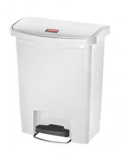 Kôš nášlapný Front STEP SLIM JIM 30litr. biely Rubbermaid (Odpadkový nášlapný kôš STEP SLIM JIM 30litr. Rubbermaid biely)