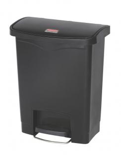 Kôš nášlapný Front STEP SLIM JIM 30litr. čierny Rubbermaid (Odpadkový nášlapný kôš STEP SLIM JIM 30litr. Rubbermaid čierny)