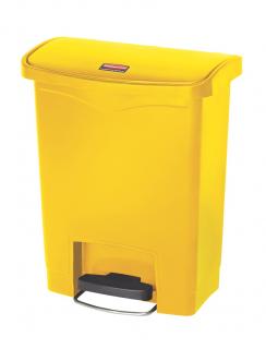 Kôš nášlapný Front STEP SLIM JIM  30litr. Rubbermaid žltý (Odpadkový nášlapný kôš STEP SLIM JIM 30litr. Rubbermaid )