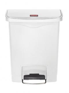 Kôš nášlapný Front STEP SLIM JIM 50litr. biely Rubbermaid (Odpadkový nášlapný kôš STEP SLIM JIM 50litr. Rubbermaid biely)