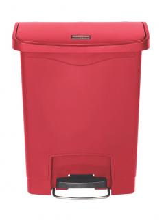 Kôš nášlapný Front STEP SLIM JIM 50litr. červený Rubbermaid (Odpadkový nášlapný kôš STEP SLIM JIM 50litr. Rubbermaid červený)