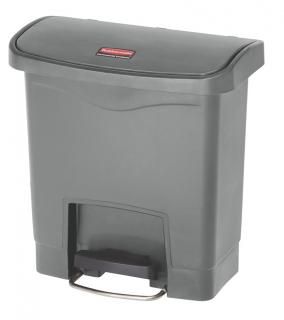 Kôš nášlapný Front STEP SLIM JIM 68litr. šedý Rubbermaid (Odpadkový nášlapný kôš STEP SLIM JIM 68litr. Rubbermaid šedý)