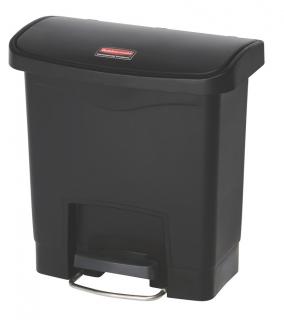 Kôš nášlapný Front STEP SLIM JIM  90litr. Rubbermaid čierný (Odpadkový nášlapný kôš STEP SLIM JIM 90litr. Rubbermaid )
