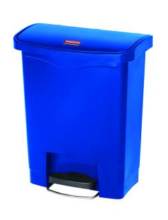 Kôš nášlapný Front STEP SLIM JIM  90litr. Rubbermaid modrý (Odpadkový nášlapný kôš STEP SLIM JIM 90litr. Rubbermaid )