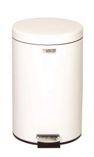 Kôš nášlapný okrúhly 13,2L plast/biely Rubbermaid (Ofpadkový kôš nášlapný okrúhly 13,2L plast/biely)