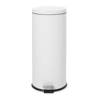 Kôš nášlapný okrúhly 30,2L  biela Rubbermaid (Odpadkový kôš nášlapný okrúhly 30,2L biela)