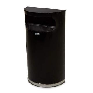 Kôš poloblúkový 34L čierný/plast Rubbermaid (Kôš poloblúkový 34L čierný/plast)