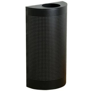 Kôš poloblúkový 45L čierný/dierovaný Rubbermaid (Kôš poloblúkový 45L čierný/dierovaný)