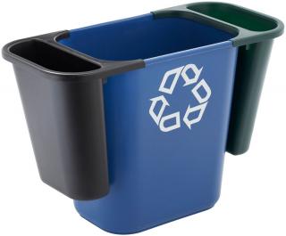 Kôš pre separáciu odpadu 2+1 sada Rubbermaid (Kôš na triedenie odpadu 2+1 sada Rubbermaid)