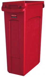 Kôš SLIM JIM 87l červený Rubbermaid (Odpadkový plastový kôš SLIM JIM 87litr. Rubbermaid)