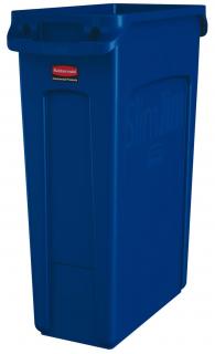 Kôš SLIM JIM 87l modrý Rubbermaid (Odpadkový plastový kôš SLIM JIM 87litr. Rubbermaid)