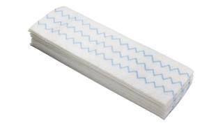 Mop mikrovláknový jednorázový 45cm /1x150ks/ suchý zip biely Rubbermaid (JEDNORAZOVÝ MOP Z MIKROVLÁKNA HYGEN ™ 45 cm /Kartón = 1x150ks/ BIELY na suchý zip Rubbermaid)