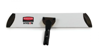 Mopova hlavica ALU 40cm Hygen QUICK na mikrovláknové mopy suchý zip Rubbermaid (Hlinikova mopová hlava pre mikrovláknové mopy 40cm Rubbermaid na suchý zip)