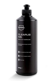 Nasiol CLEARUB 105-S 500g leštiaca pasta, silná (Nasiol CLEARUB 105-S leštiaca pasta, silná, 500g)