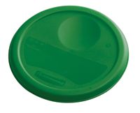 Okrúhle veko stredné pre gastronádobu 7,6l Zelená Rubbermaid (Veko okrúhle zelená pre nádobu 7,6l Rubbermaid)