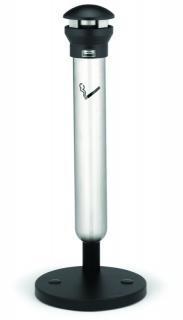 Popolník Stand Alone nerez/čierna  Rubbermaid (Popolník Stand Alone vo farbe nerez/čierna s kapacitou 1500 špakov)