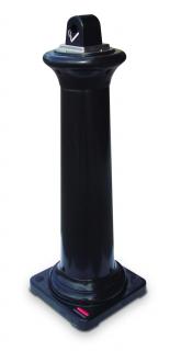 Popolník TUSCAN čierný Rubbermaid (Popolník TUSCAN v čiernom prevedení s kapacitou 600 špakov)