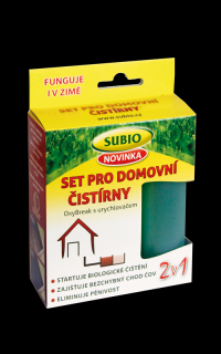 Set Domáce Čističky Odpadových Vôd OxyBreak 50g + Urýchľovač 80ml baktérie Subio (Domáce čističky odpadových vôd Oxy Break 50gr + Urýchľovač 80ml Sada baktérie pre domové ČOV)