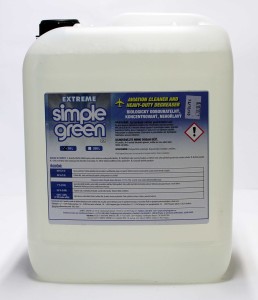 SIMPLE GREEN EXTREME AVIATION aircraft 5000ml konc. ekologický čistič a odmas (Simplegreen Extreme Aviation aircraft 5l bandaska - koncentrát)