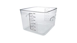 Štvorcová gastronádoba 11,4litrov číra Rubbermaid (Nádoba 11,4l štvorcová číra)