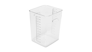 Štvorcová gastronádoba 20,8litrov číra Rubbermaid (Gastronádoba 20,8l štvorcová číra)