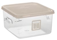 Štvorcová gastronádoba 3,8l číra Rubbermaid hneda (Štvorcová nádoba číra 3,8l hnedá)