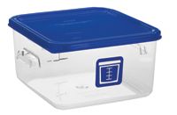 Štvorcová gastronádoba 3,8l číra Rubbermaid modrá (Štvorcová nádoba číra 3,8l modrá)