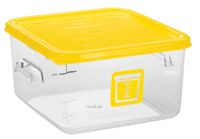 Štvorcová gastronádoba 3,8l číra Rubbermaid  žltá (Štvorcová nádoba číra 3,8l žltáRubbermaid 1980234)