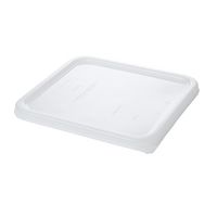 Štvorcové veko pre gastronádobu 3,8l a 7,6l Rubbermaid Biela (Veko štvorcové biele pre nádobu 3,8l a 7,6l)