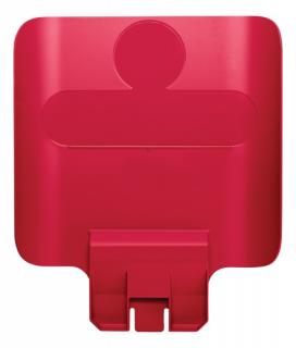 Tabuľka recyklačnej stanici SLIM JIM červená Rubbermaid  (Tabuľka recyklačnej stanici SLIM JIM červená Rubbermaid )