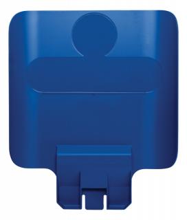Tabuľka recyklačnej stanici SLIM JIM modrá Rubbermaid  (Tabuľka recyklačnej stanici SLIM JIM modra Rubbermaid )