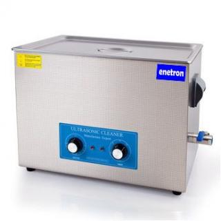 Ultrazvuková čistička PS-40 Enetron 10 litrov 40kHz. Analógové ovládanie (PS 40 ultrazvuková čistička 40kHz, objem 10 litrov, mechanické ovládanie)