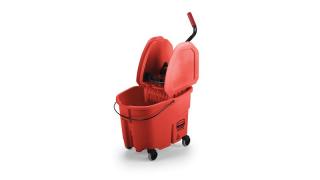 Umývací vozík s reduktorom a žmýkačom Wawe brake press combo červený Rubbermaid (Wave brake so žmykačom a reduktorom Rubbermaid červený)