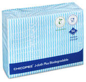 Utierka J-Cloth® PLUS BIODEGRADABLE modrá bal/50ks (Netkaná biologicky rozložiteľná čistiaca utierka Chicopee J-Cloth® PLUS bal/50ks MODRÁ)