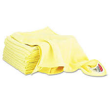 Utierky Mikrovláknové žlté 40x40cm 1 x12ks Hygen Premium Quality Rubbermaid (utierky z mikrovlákna HYGEN Premium 1 x12ks mikrofáza Rubbermaid žltá)