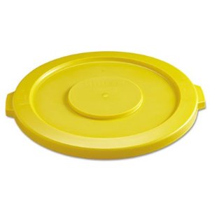 VEKO plné žlté pre BRUTE kôš okrúhly 121l (Veko plné na Brute kôš okrúhly 121l Rubbermaid žlté)