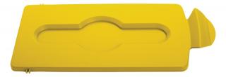 Veko recyklačnej stanici SLIM JIM uzatvorené žlté Rubbermaid  (Veko recyklačnej stanici SLIM JIM uzatvorené žlté Rubbermaid )