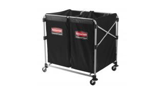 Vozík na prádlo X-Carts 2x 150litrov Rubbermaid (Skladací vozík X-Carts 2x150litr. Rubbermaid 1871644+2x1871645)