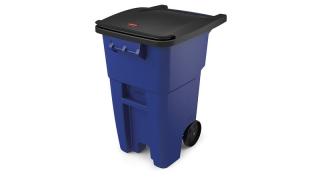 Zberný kontajner BRUTE® 189 L ROLLOUT CONTAINER BLUE Rubbermaid (Brute zberná nádoba s koliečkami 189litr. modrý Rubbermaid)