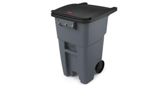 Zberný kontajner BRUTE® 189 L ROLLOUT CONTAINER GRAY Rubbermaid (Brute zberná nádoba s koliečkami 189litr. šedý Rubbermaid)
