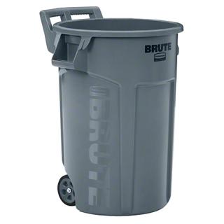 Zberný kontajner BRUTE kôš 167L mobilný šedý Rubbermaid (BRUTE zberný kôš mobilný 167L šedý)