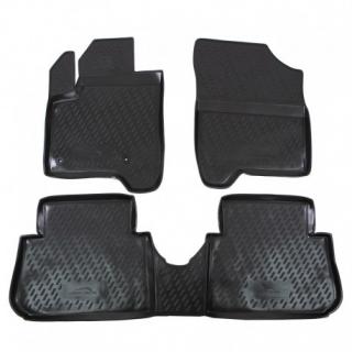 Koberce gumenné J&J Citroen C3 Picasso 2009-2016 so zvýšeným okrajom