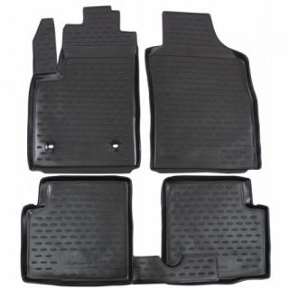 Koberce gumenné J&J Fiat 500 2008 so zvýšeným okrajom