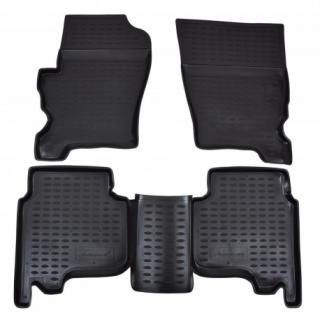 Koberce gumenné J&J Land Rover Discovery III 2004-2009 so zvýšeným okrajom