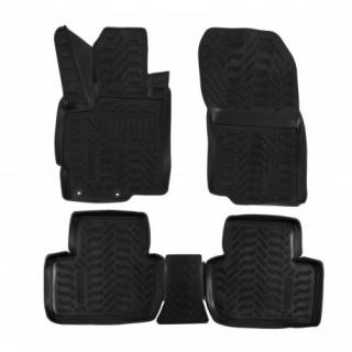 Koberce gumenné J&J Mitsubishi Outlander II 2006-2012 so zvýšeným okrajom