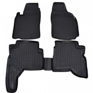 Koberce gumenné J&J Mitsubishi Pajero Sport 1998-2008 so zvýšeným okrajom