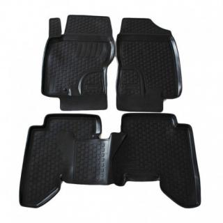 Koberce gumenné J&J Nissan Pathfinder III (R51) 2004-2013 so zvýšeným okrajom