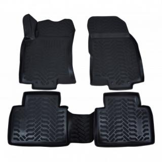Koberce gumenné J&J Nissan X-Trail 2001-2007 so zvýšeným okrajom