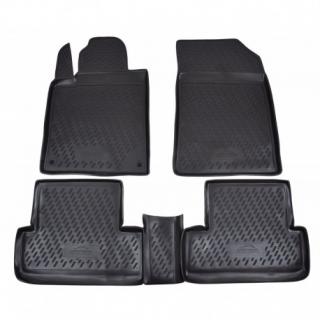 Koberce gumenné J&J Peugeot 407 2004-2010 so zvýšeným okrajom